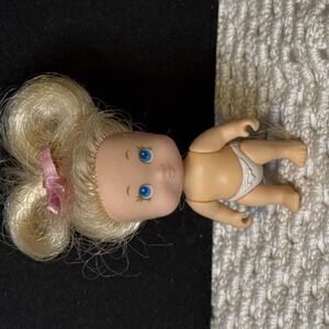 VTG Tyco Quints Replacement Baby Girl Doll #5 Blonde Hair Blue Eyes 1990